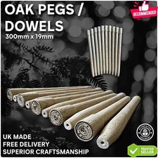 Oak Pegs / Dowels. 300mm x