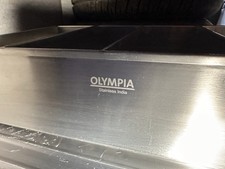 Olympia Cutlery Holder Stainless Steel Tray Storage 4 Compartments Catering
