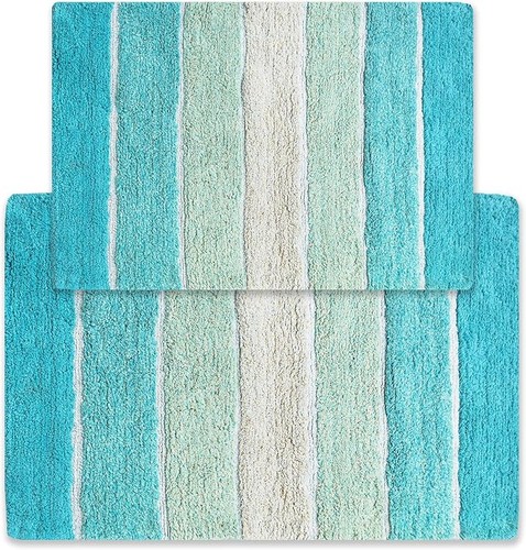 Cordural stripes bath mat set - cordural,