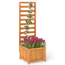 Wooden Raised Planter Bed with