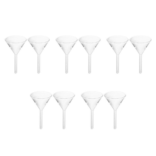 Pcs glass funnel for oil - 10,