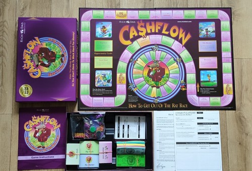 Cashflow board game rich - game, |