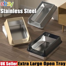 Stainless Steel Cat Litter Box