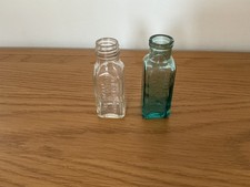 2 x SMALL VINTAGE LEMONADE BOTTLES