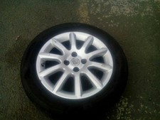 VAUXHALL ASTRA H ELITE 4 STUD ALLOY WHEEL + 205/55/16 UNIROYAL 8MM TYRE 2004-10
