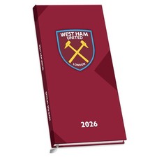 2026 West Ham United FC Slim Pocket Diary – Official Product – The Hammers
