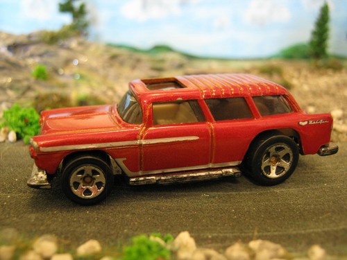 Hot wheels chevy nomad red - wheels,