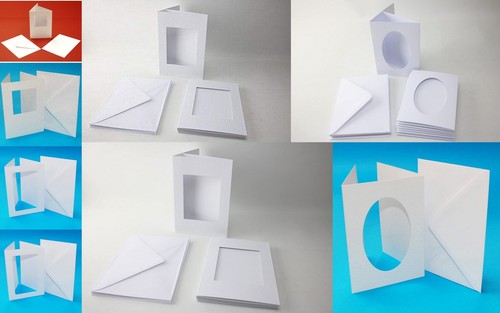 Aperture cards white hammered - white,