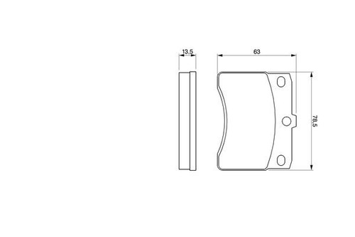 New brake pad - pad,