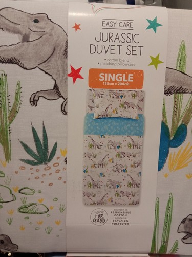 Single dinosaur dino bedding - -,