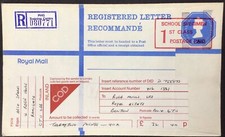GB P.O. COUNTER TRAINING ENVELOPE C.1980'S SEE SCANS, GOOD CONDITION