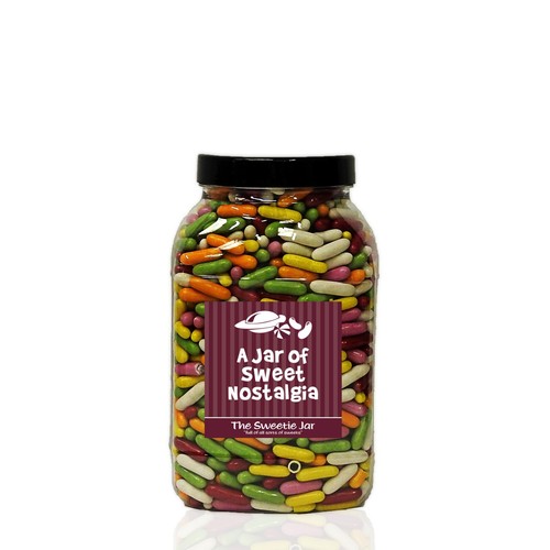 Liquorice comfits sweets jars - liquorice,