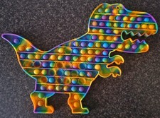 Jumbo Tie-dye T-Rex Push it