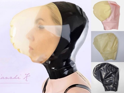 Latex hood with breath - hood,