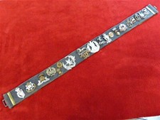Original 1937 Pattern British Blue Webbing ‘Trophy’ Belt with Brass Buckle