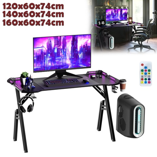 Gaming desk rgb led lights - desk,