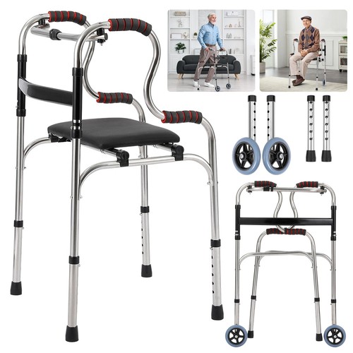 Folding walker rollator - folding,