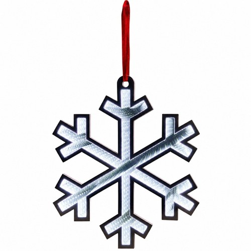 Led infinity mirror snowflake - led,