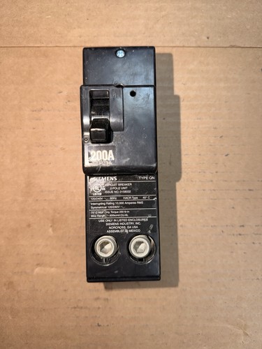 Siemens qn2200 pole 200 amp - qn2200,