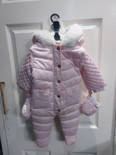 Baby Girls LIPSY LONDON Winter Padded Coat excellent Condition 3-6months