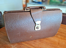 Vintage Gladstone Bag Dark