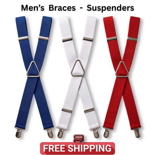 Mens adjustable suspenders - mens, 4