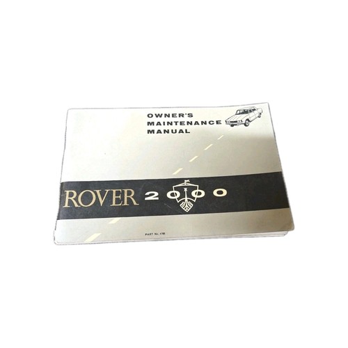 Rover 2000 owners - rover, p6