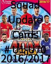 Squad Updates Match Attax Extra 2016/2017 Topps 16/17 Update Cards # U1 - U70