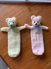 two vintage bear baby bottle warmers german der haschenbar