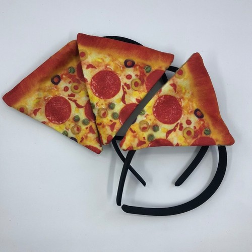 Funny realistic pizza headband - funny,