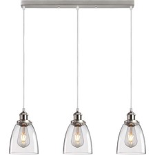 3 Light Glass Pendant Lights