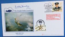LADY BADER Signed 9.8.2001 Douglas Bader Bale Out FDC Reach For the Sky WW11