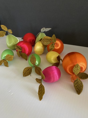 Vtg satin fruit velvet - vtg,