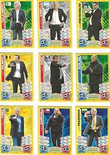 2014 MATCH ATTAX  ENGLAND WORLD CUP  MANAGERS  273 TO 304 TOPPS SINGLES OR SET