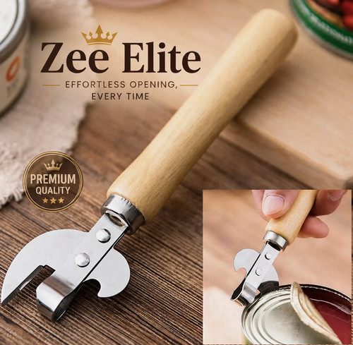 Manual wooden handle can - wooden,