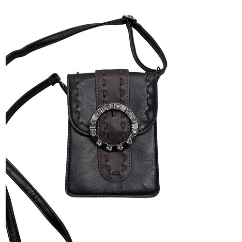 Black brown faux leather - faux,