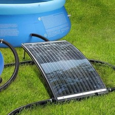 Solar collector garden pool - garden,