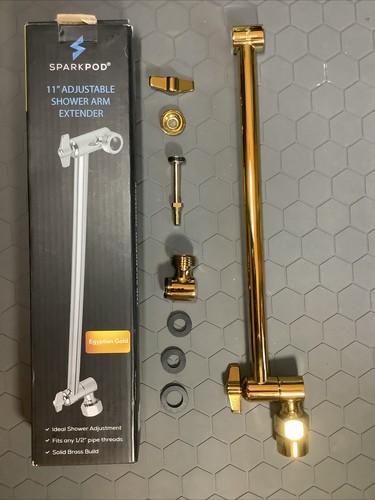Solid brass shower head - 11",