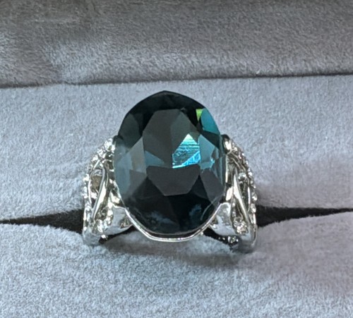 London blue topaz - london, ring