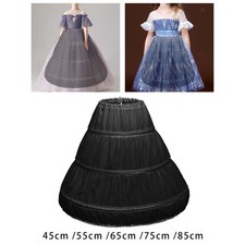 3 Hoop Petticoat Slip Comfortable Lolita Crinoline Underskirt Cage Dress Baroque