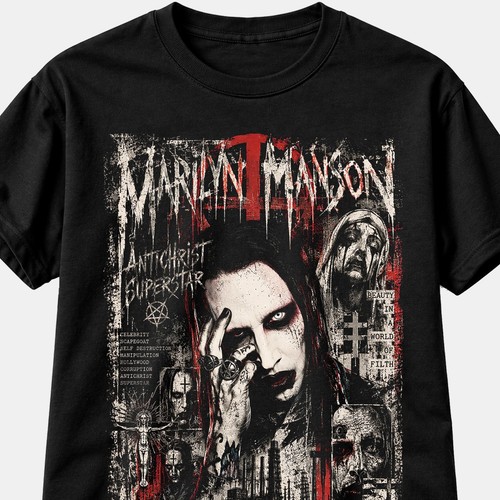 Marilyn manson shirt - t,