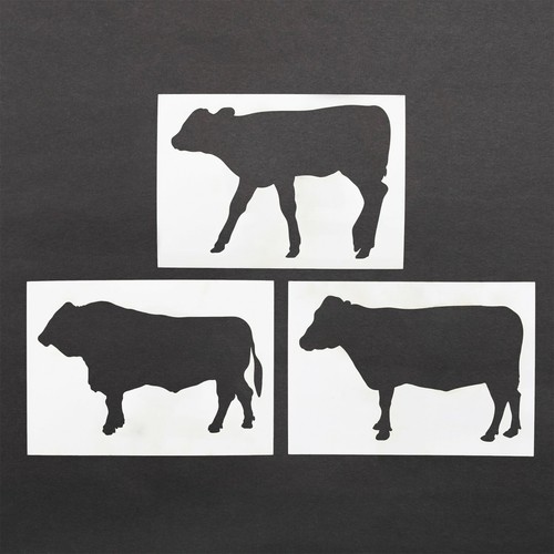 Animal stencil bull - stencil,