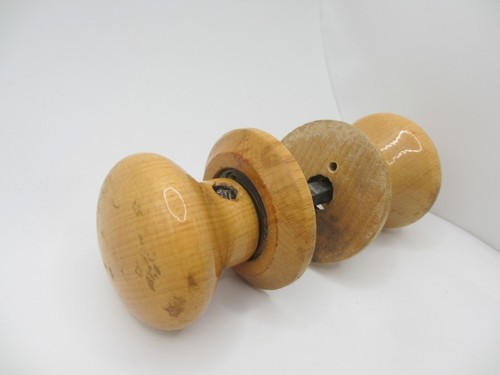 Retro wooden door - wooden, knobs