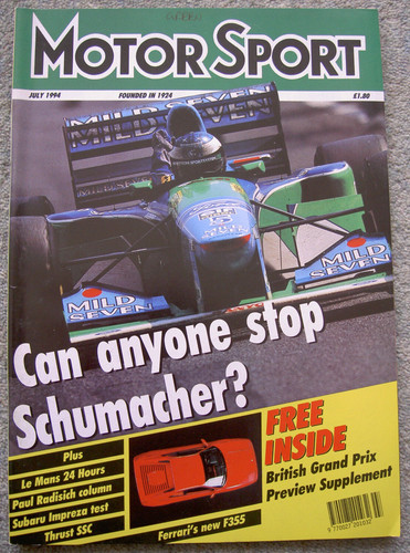 Motor sport - motor, (july