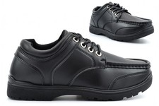 Boys School Shoes Boys Boat Shoes Size 6 School Shoes Junior Sizes 3-6 Black