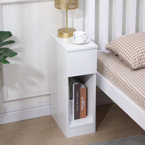 Narrow bedside table slim - narrow,