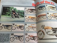 SUZUKI X7 MOTORCYCLE MAGAZINE ARTICLE.