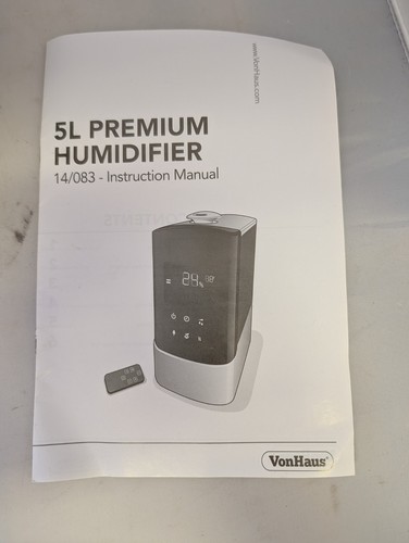 Vonhaus premium humidifier - 5l,