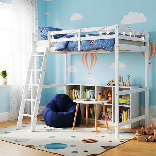 High sleeper bunk bed - high,