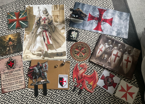 Knights templar canvas decals - knights,